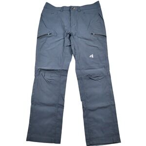 Eddie Bauer First Ascent Guide Pro Pants‎ Mens 35x32 Gray Blue Hiking Nylon